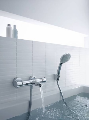 Смеситель для ванны Hansgrohe Ecostat Universal 13123000 с термостатом Хром