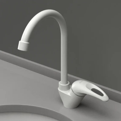 Смеситель для кухни Dorff Comfort D8000000WH Белый