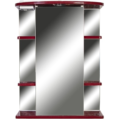 Зеркальный шкаф Orange Кларис 55 с подсветкой Белый