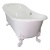Чугунная ванна Elegansa Nadia 180x80 ножки Белые