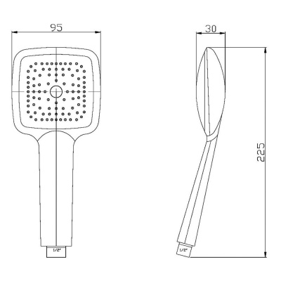 Ручной душ Latuno L80008B Хром