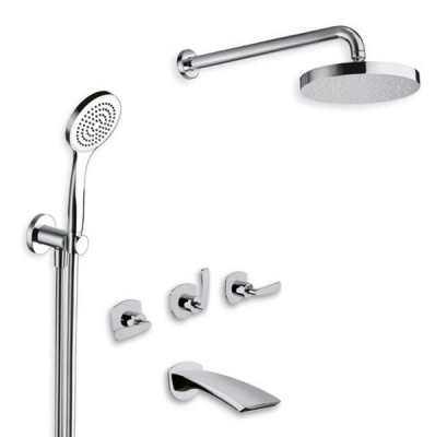 Душевая система Cristina Bollicine BO 113 Хром