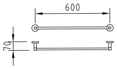 Держатели для полотенец Clever Urban2 60 98653 Хром