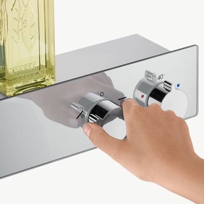 Смеситель для душа Hansgrohe ShowerTablet 13108000 с термостатом Хром