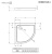 Акриловый поддон для душа Radaway Doros Plus A 80x80x4,5 Белый