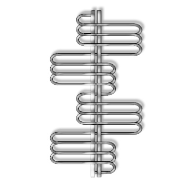 Водяной полотенцесушитель Grota Rio 700х1275 Хром