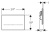 Клавиша смыва Geberit Sigma 80 116.090.SM.1 Зеркальная