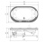 Акриловая ванна Jacuzzi Opalia 190x110 wood 9F43-498A Тик