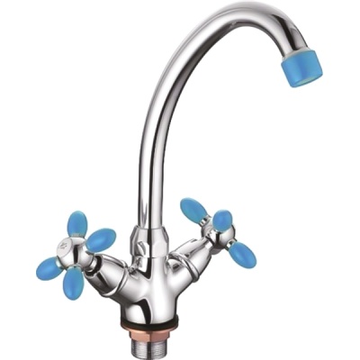 Смеситель для кухни Zerix LR85910B ZX0061 Хром Голубой