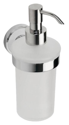 Дозатор для жидкого мыла Bemeta Trend-i 104109018 Хром/Белый/Прозрачный