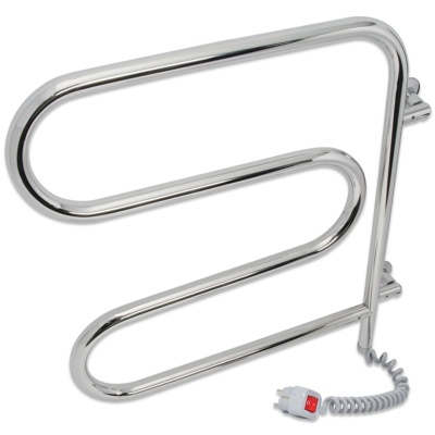 Электрический полотенцесушитель Laris М-образный 50х50 поворотный Хром