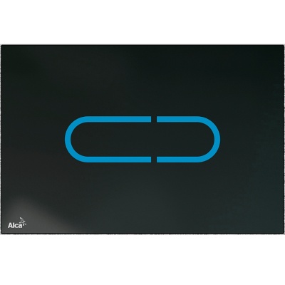 Клавиша смыва Alcaplast Night Light-1 сенсорная Черная