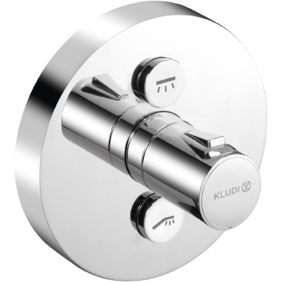 Смеситель для душа Kludi Push 388120538 с термостатом Хром