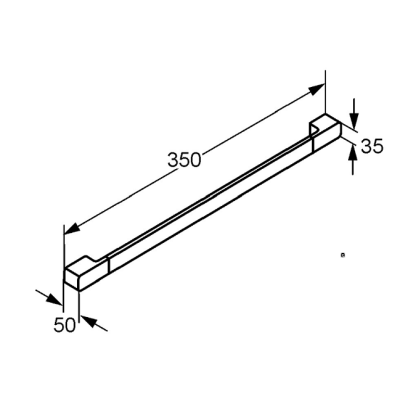 Поручень Kludi E2 4998105 Хром