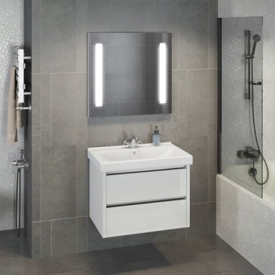 Зеркало Comforty Жасмин 75 4140519 с подсветкой с сенсорным выключателем