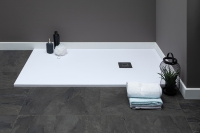 Душевой поддон из искусственного камня Aquanet Pleasure 160x90 256308 с антискользящим покрытием