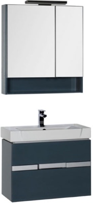 Тумба под раковину Aquanet Виго 80 183405 подвесная Белая