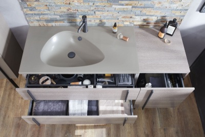 Тумба под раковину Jacob Delafon Nouvelle Vague 145 EB3037RU-E73 подвесная Фактурный дуб