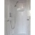 Душевая кабина Royal Bath BP 100х80 RB8100BP1-T-CH-R стекло прозрачное задняя стенка Белая