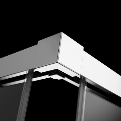 Душевая дверь в нишу Radaway Idea DWJ 160x200 профиль хром, стекло прозрачное, крепления слева