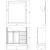 Комплект мебели для ванной ValenHouse Эллина 85 EK85_ББ Белый ручки Бронза