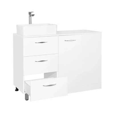 Тумба под раковину Style Line Берн Plus 120 ЛС-000010046 Белая