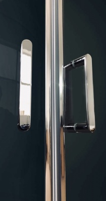 Душевая кабина Royal Bath HP 80х80 RB80HP6-WT-CH стекло прозрачное задняя стенка Белая