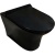Унитаз Cerutti SPA 2617E Matt Black 7505 подвесной с сиденьем Микролифт