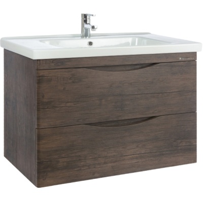 Тумба c раковиной Bellezza Санриса 65 подвесная Орех