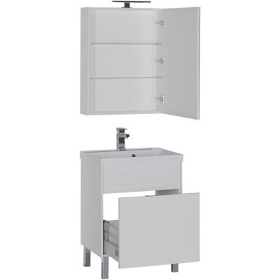 Комплект мебели для ванной Aquanet Латина 60 180120 Белый