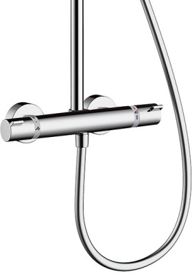 Душевая система Hansgrohe Croma Select S 27254400 Хром Белый