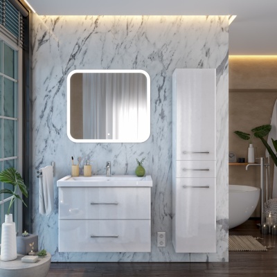 Тумба под раковину San Star Sorento 80 195.1-1.5.1. Белая