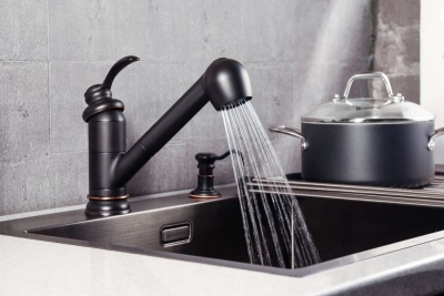 Смеситель для кухни Omoikiri Kakogava 4994296 Черный Античная бронза