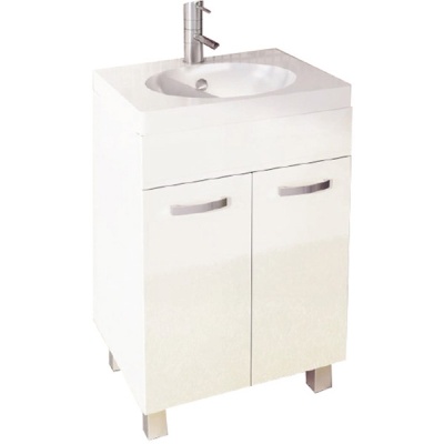 Тумба с раковиной Comforty Чезана 60 3120091 Белая