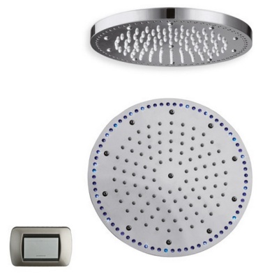 Верхний душ Cristina Sandwich colours PD 022 Хром / Светло-голубой