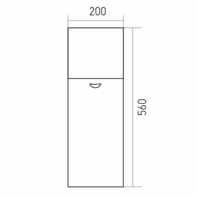 Тумба Mixline Эспейс 20 541110 Белая