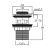 Донный клапан Raiber RLS-884 click-clack Хром