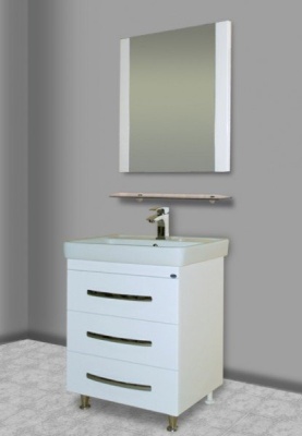 Тумба c раковиной Bellezza Рокко 60 Белая