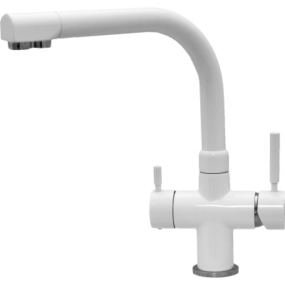 Смеситель для кухни Seaman Barcelone SSL-5383-Snow Белый