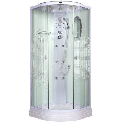 Душевая кабина Niagara NG-3012N 120x120 профиль Белый задняя стенка Белая