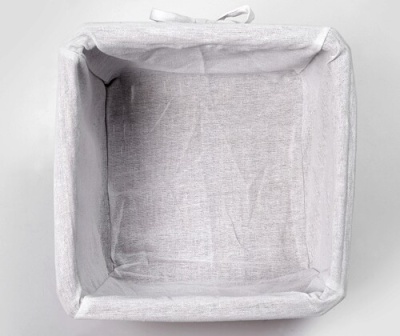 Корзина для белья WasserKRAFT Dinkel 25x25x16 WB-580-S Коричневая