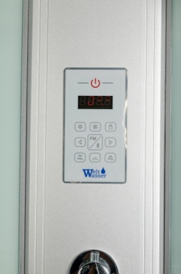 Душевая кабина WeltWasser WW500 Werra 1203 120x90 10000003330 L профиль Хром стекло прозрачное