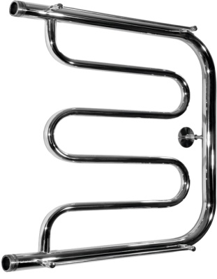 Водяной полотенцесушитель Тругор ПМ 1 П 50x40 с полкой Хром