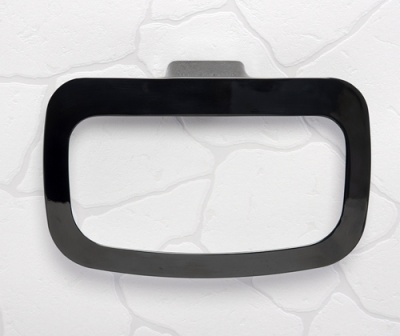 Кольцо для полотенец WasserKRAFT Glan K-5160 Черный глянцевый