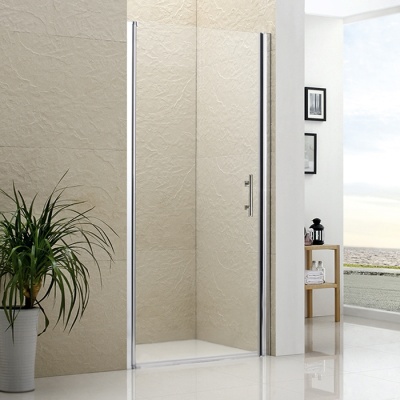 Душевая дверь в нишу RGW Leipzig LE-01 90 профиль Хром стекло прозрачное