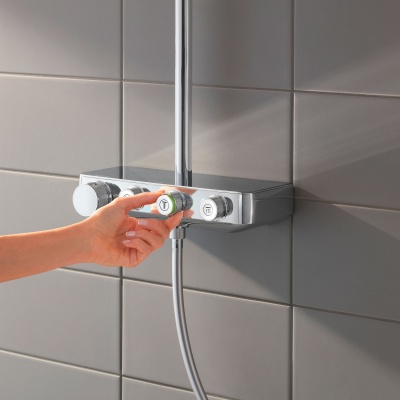 Душевая система Grohe SmartControl 26507000 с термостатом Хром