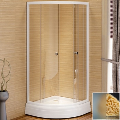 Душевой уголок Radomir 80x80 1-09-1-0-0-0061 профиль Белый стекло матовое