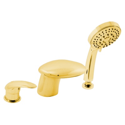 Смеситель на борт ванны Rav Slezak Dunaj D471.5YZ Золото