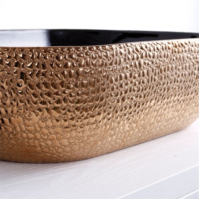 Раковина-чаша Mira 51 MR-5141BG Черная Золото