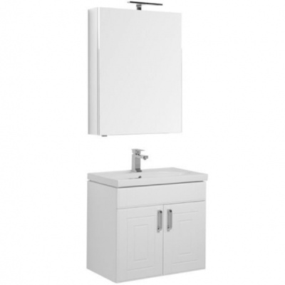 Комплект мебели для ванной Aquanet Рондо 70 195702 подвесной Белый